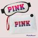 Pink Victoria's Secret Accessories | Cozy Sherpa Beauty Bag & Sleep Mask Set, Nwt | Color: Pink/White | Size: Os