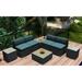 Wade Logan® Suffern 8 Piece Sectional Set w/ Cushions, Wicker in Gray | Outdoor Furniture | Wayfair 58DD1A50FDA04743A12DEC91F3A4B7EA