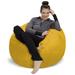 Sofa Sack Ultra Soft Memory Foam Standard Classic Bean Bag Scratch/Tear Resistant/Microfiber/Microsuede in Yellow | 24 H x 36 W x 36 D in | Wayfair