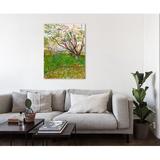 Red Barrel Studio® The Flowering Orchard by Wild Apple Portfolio - Wrapped Canvas Print Metal in Blue/Gray/Green | 32 H x 24 W x 1.5 D in | Wayfair