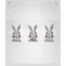 The Holiday Aisle® Anelise Bunny Triplets Fleece Blanket Metal in Gray/Blue | 40 W in | Wayfair 6DB4B831924F4FC096CB7AD2674CAA4F