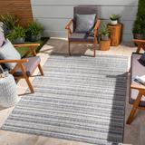 Emirgazi 2' x 2'11" Outdoor Farmhouse Moroccan Blue/Gray/Navy/Oatmeal/Off White/Pale Blue/Taupe/Medium Gray Outdoor Area Rug - Hauteloom