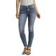 Silver Jeans Damen Suki Mid Rise Skinny Jeans, Dark Wash Met, 29W x 31L