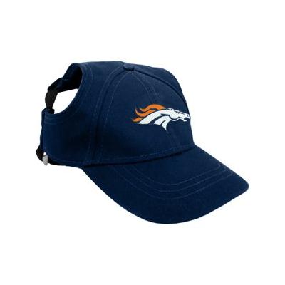 Littlearth NFL Dog & Cat Baseball Hat, Denver Broncos, Medium