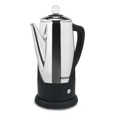 Elite Gourmet Stainless Steel 12 Cup Percolator EC-120