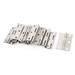 10pcs 2.5" Silver Tone Metal Folding Closet Window Drawer Cabinet Door Hinge - Silver Tone