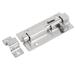 3-inch Length Bedroom Cupboard Cabinet Door Sliding Lock Barrel Bolt Silver Tone - Silver Tone