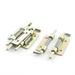 5 Pcs Hardware Spring Loaded Metal Security Barrel Bolt Latch 2.1" Long - Gold Tone