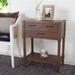 SAFAVIEH Filbert Distressed White 3-Drawer Console Table - 23.5" W x 13" L x 29.5" H