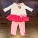 Disney Matching Sets | 2/$25 Disney Minnie Mouse Outfit Size 9-12 Months | Color: Pink | Size: 9-12mb