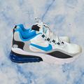 Nike Shoes | Air Max 270 React Gs In White & Laser Blue | Color: Blue/White | Size: 4.5bb