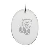 Ursinus Bears 2.75'' x 3.75'' Oval Glass Ornament