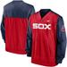 Men's Nike Navy/Red Chicago White Sox Cooperstown Collection V-Neck Pullover Windbreaker