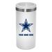 White Dallas Cowboys 12oz. Personalized Slim Can Holder