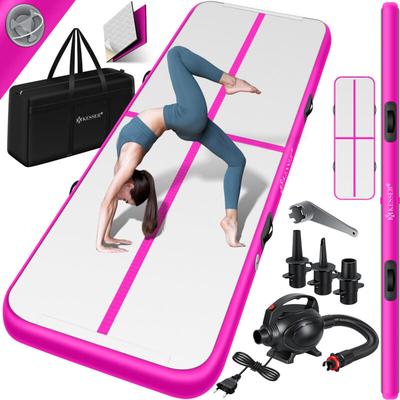 Turnmatte Aufblasbar Airtrack Fitness-Matte Gymnastikmatte 3/4/5/6m inkl. Tragetasche & elektr. Image