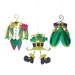 Leprechaun Clothes St. Patrick's Ornament, A/3 - Set of 3