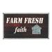 Farm Fresh Faith Sign, All Seasons, Home Decor, Wall Decor, 1 Piece