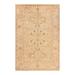 Overton Hand Knotted Wool Vintage Inspired Modern Contemporary Eclectic Ivory Area Rug - 6' 1" x 9' 0"