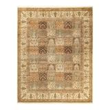 Overton Hand Knotted Wool Vintage Inspired Traditional Mogul Ivory Area Rug - 8' 2" x 10' 3"