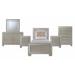 Silver Orchid Odette Glamour Youth Twin Platform 6-piece Bedroom Set