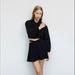 Zara Skirts | Black Skirt With Straps Zara | Color: Black | Size: L
