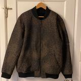 Levi's Jackets & Coats | Levi’s Reversible Bomber Jacket. Digital Camo/Shearling Fleece. Men’s X-Large | Color: Black/Green | Size: Xl
