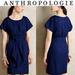 Anthropologie Dresses | Anthropologie Hd In Paris Ribbon Poplin Dress 14 | Color: Blue | Size: 14