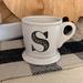 Anthropologie Other | Anthropology Monogram Letter S Mug Coffee Cup Shaving Cup | Color: Black/White | Size: Os