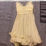 Free People Dresses | Free People Yellow Dress | Color: Yellow | Size: L