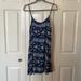 Brandy Melville Dresses | Brandy Melville Floral Sundress | Color: Blue/White | Size: S
