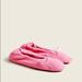 J. Crew Shoes | Jcrew Cashmere Slippers | Color: Pink | Size: 8