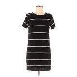 Brandy Melville Casual Dress - Shift: Black Stripes Dresses