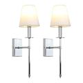 DCOC Wall Sconces Battery Operated Wall Lamp Set Of 2 Dimmable，Battery Powered Wall Light Fixtures With Remote Control-non Hardwired Sconce-Easy To Install-for Bedroom Farmhouse Bedside Reading Light