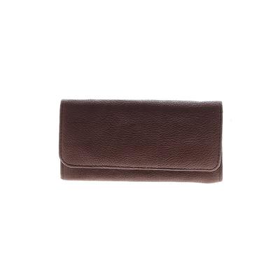 Wilsons Leather Leather Wallet: Brown Solid Bags