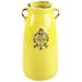 One Allium Way® Kumail 11" Ceramic Table Vase Ceramic in Yellow | 11.02 H x 5.1 W x 5.9 D in | Wayfair 10568DDE3B7F4196A9DAE8572E875846
