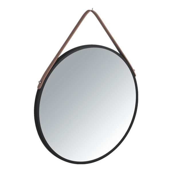 Wenko Wandspiegel »Borrone« 40 cm schwarz