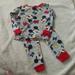 Disney Pajamas | 2/$15 Disney Mickey Mouse Baby Pajamas Size 18 Months Snug Fit | Color: Gray/Red | Size: 18mb