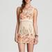 Free People Dresses | Free People The Big Bang Metallic Aztec Dress 6 | Color: Cream/Orange | Size: 6