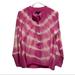 J. Crew Tops | J. Crew Silk Long Sleeve Tie Dye Design Blouse S | Color: Pink/White | Size: S