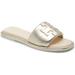 Tory Burch Shoes | Nib Tory Burch Double T Sport Slide Leather Sandal Spark Gold 7.5 8 8.5 9 9.5 10 | Color: Gold | Size: Various