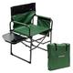 SUNNYFEEL Camping Director Chair, Portable Folding Chair with Side Table and Storage Pouches, Compact Heavy Duty for Adults Outdoor