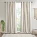 INK+IVY 100% Window Curtain Panel with Lining in Ivory - Olliix II40-1180