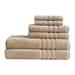 Clean Spaces 67% Cotton 33% Polyester Sustainable Blend 6PC Towel Set in Natural - Olliix LCN73-0131