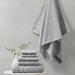 Beautyrest 100% Cotton Feather Soft Towel 6PC Set in Grey - Olliix BR73-2439