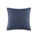 INK+IVY 100% Acrylic Knitted Square Pillow Cover in Indigo - Olliix II30-1146