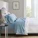 Beautyrest 60% Cotton 35% Polyester 5% Lyocell Triblend Antimicrobial Sheet Set in Blue - Olliix BR20-1899