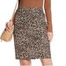 J. Crew Skirts | J Crew The Pencil Skirt In Animal Print | Color: Black | Size: 4