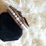 American Eagle Outfitters Jewelry | American Eagle Pearl Bracelet | Color: Brown/White | Size: Os