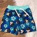 Disney Bottoms | Disney 12-18 Months Boys Mickey Mouse Swim Trunks Pool, Vacay, Beach | Color: Blue | Size: 12-18mb