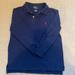 Polo By Ralph Lauren Shirts & Tops | Boys Polo Navy Long Sleeve Collared Shirt, Size 6 | Color: Blue | Size: 6b